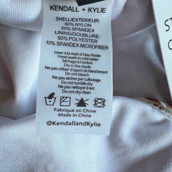 Kendall & Kylie Rust Abstract Tiger Bikini Bottom Size M  NWT! - Picture 5 of 6